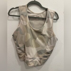 Columbia Beige and Cream Camo Tank
